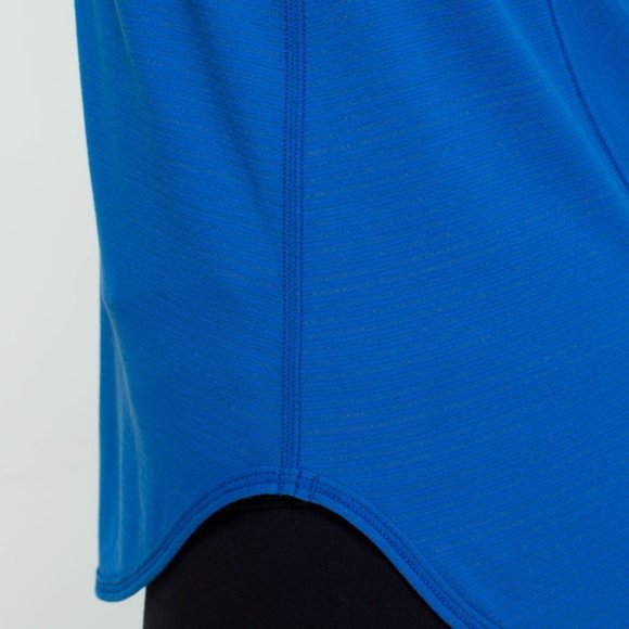 Lululemon Roll Out Tank - size 6, Baroque Blue w/ Mini Hyper Stripe - Picture 8 of 11